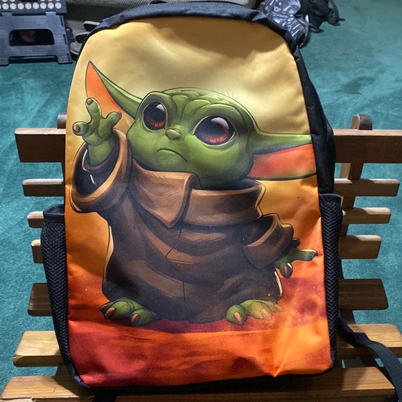 Accessories Nwot Baby Yoda Backpack Poshmark